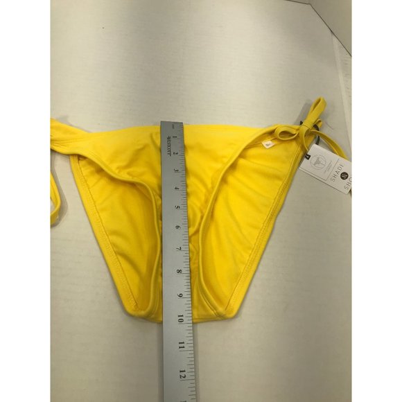 Shade And Shore Women's Size Large 12-14 Side Tie Cheeky Bikini Swim Bottom - Picture 7 of 8